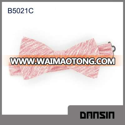 New Arrival High Quality Cotton Cheap Pink Bow Tie