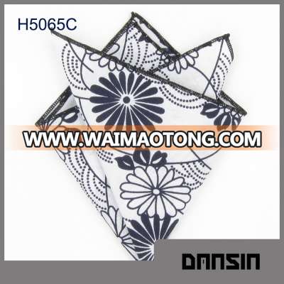 Fashion Designl High Quality Cotton Embroidery Handkerchief